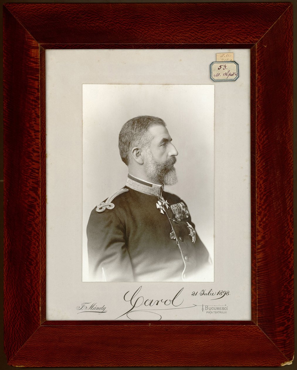 Portret van Koning Carol I van Roemenië (1839-1914) door Unknown artist