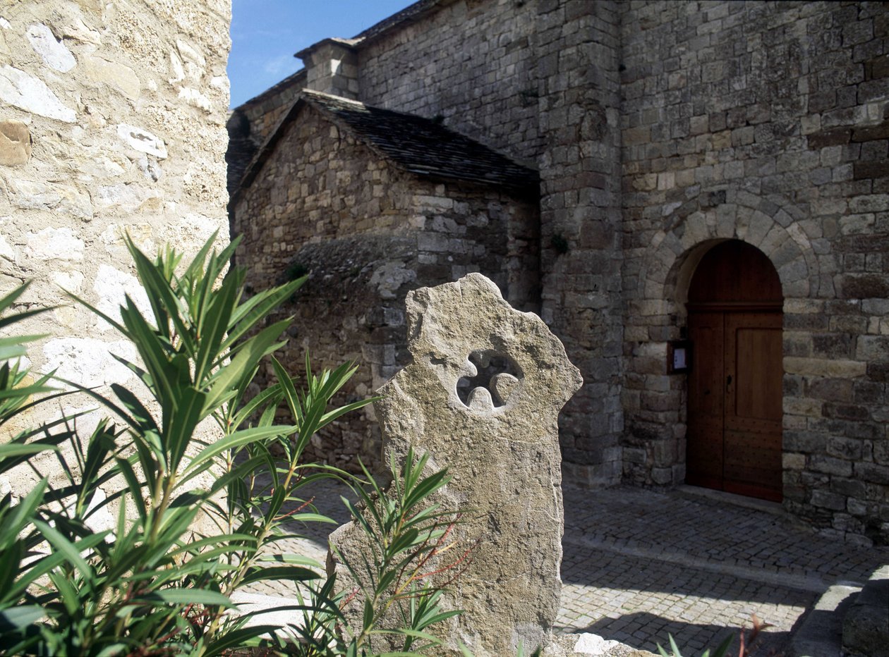 Kathaar herdenkingsmonument in Minerve in de Hérault. door Unknown artist