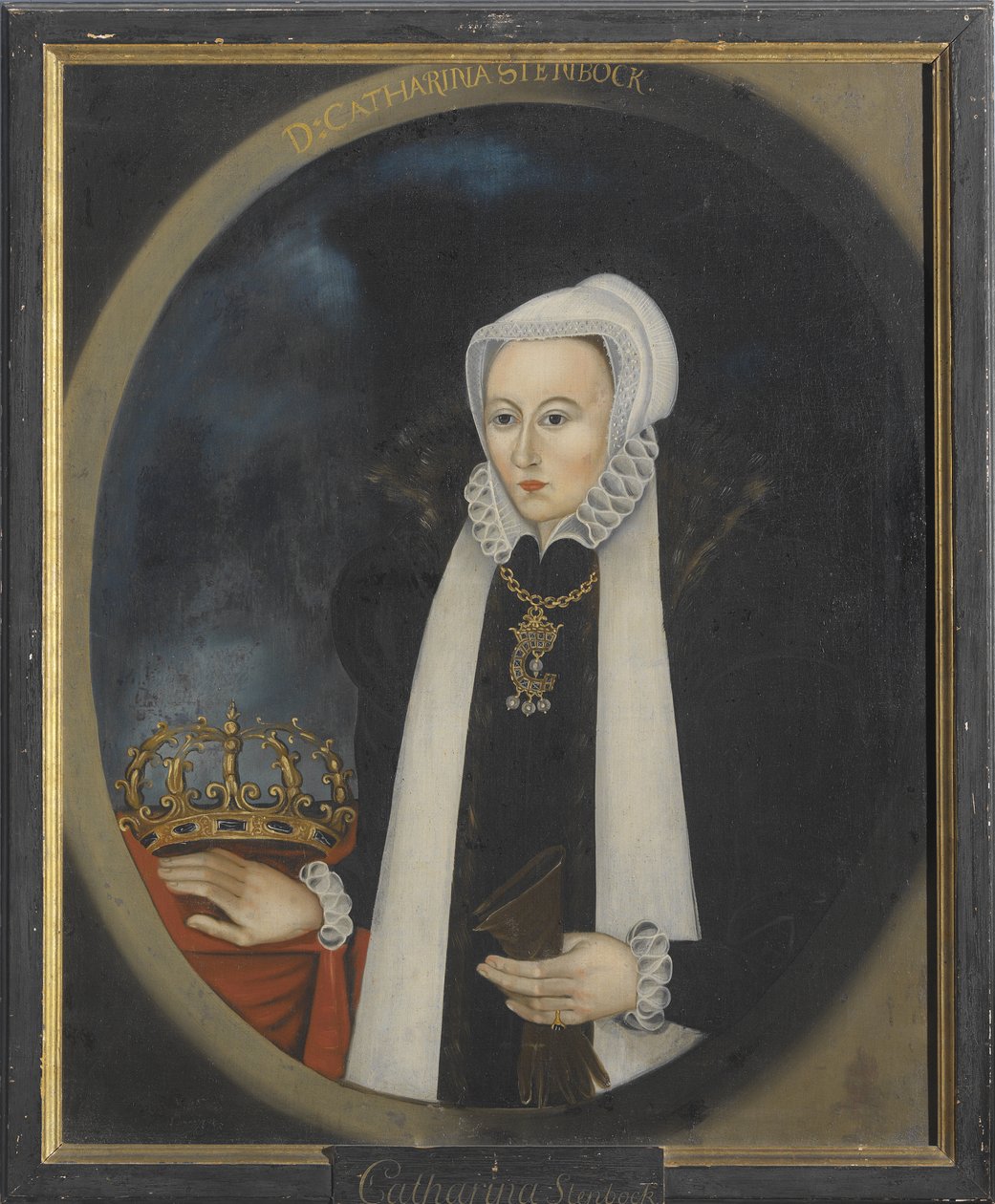 Portret van Catherine Stenbock (1535-1621), koningin van Zweden door Unknown artist