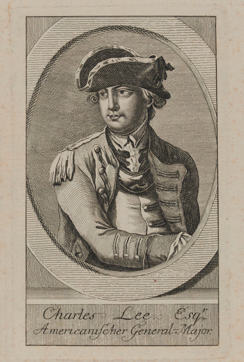 Charles Lee Esqr. Ameranischer General-Major door Unknown artist