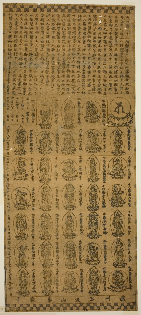Charme van Tanigumisan Kegonji Tempel door Unknown artist