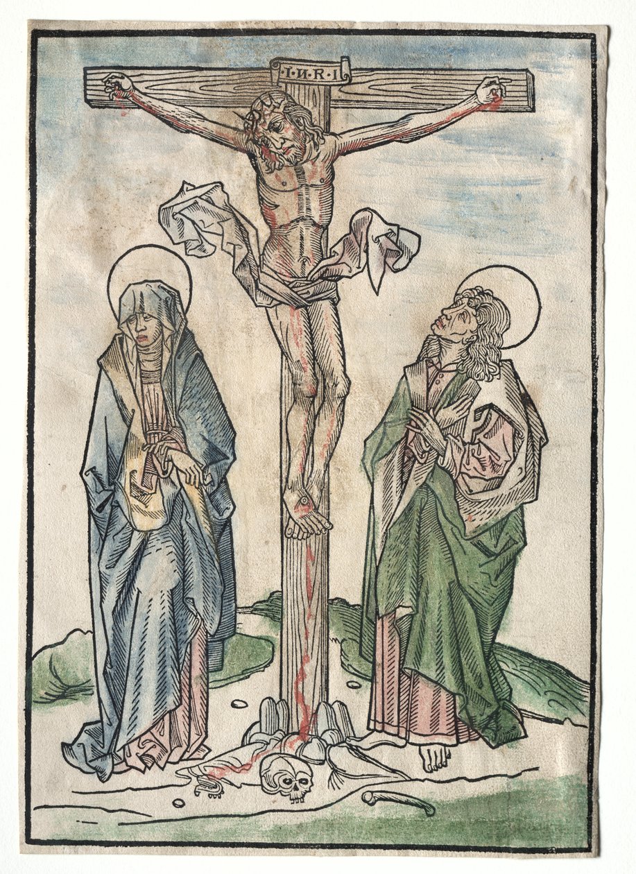 Christus aan het kruis door Unknown artist