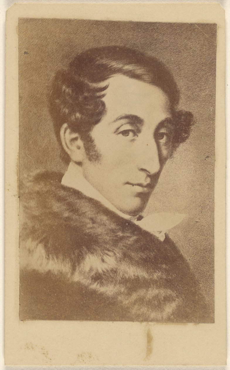 [Kopie van een schilderij van een onbekende man met een jas met een bontkraag]. door Unknown artist