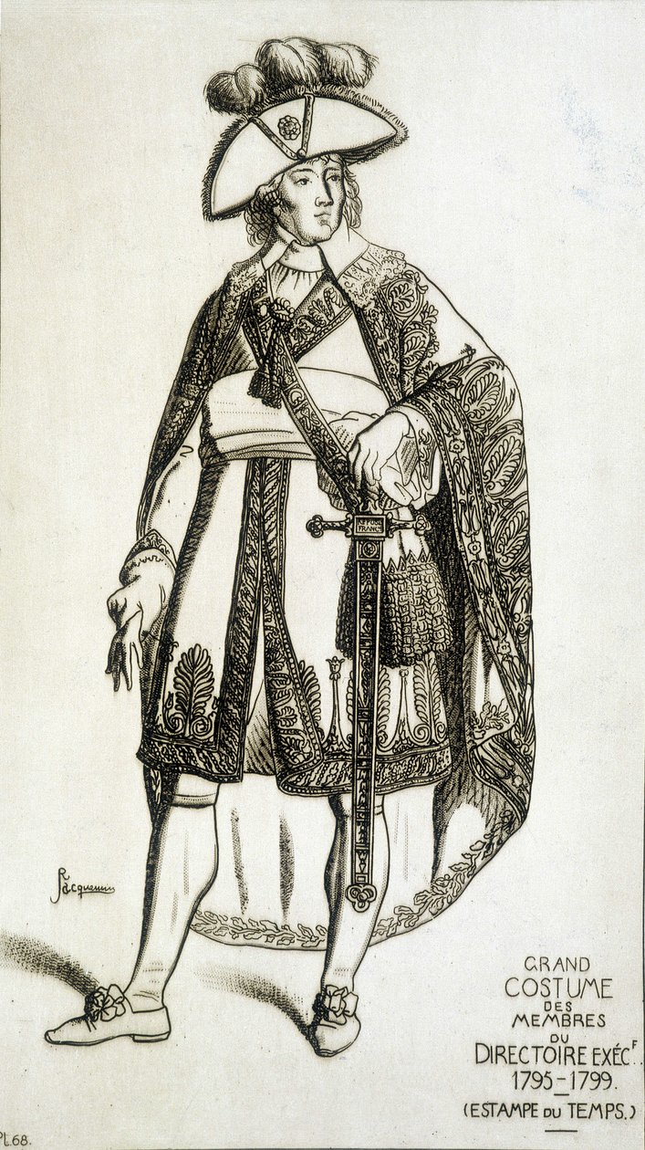 Kostuum van de leden van de Uitvoerende Raad door Unknown artist