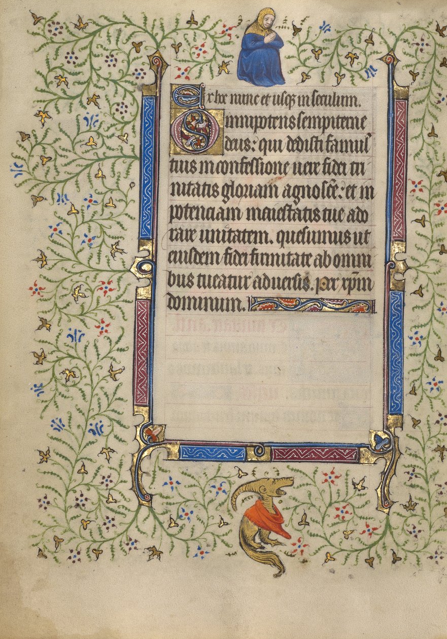 Versierde tekstpagina door Unknown artist