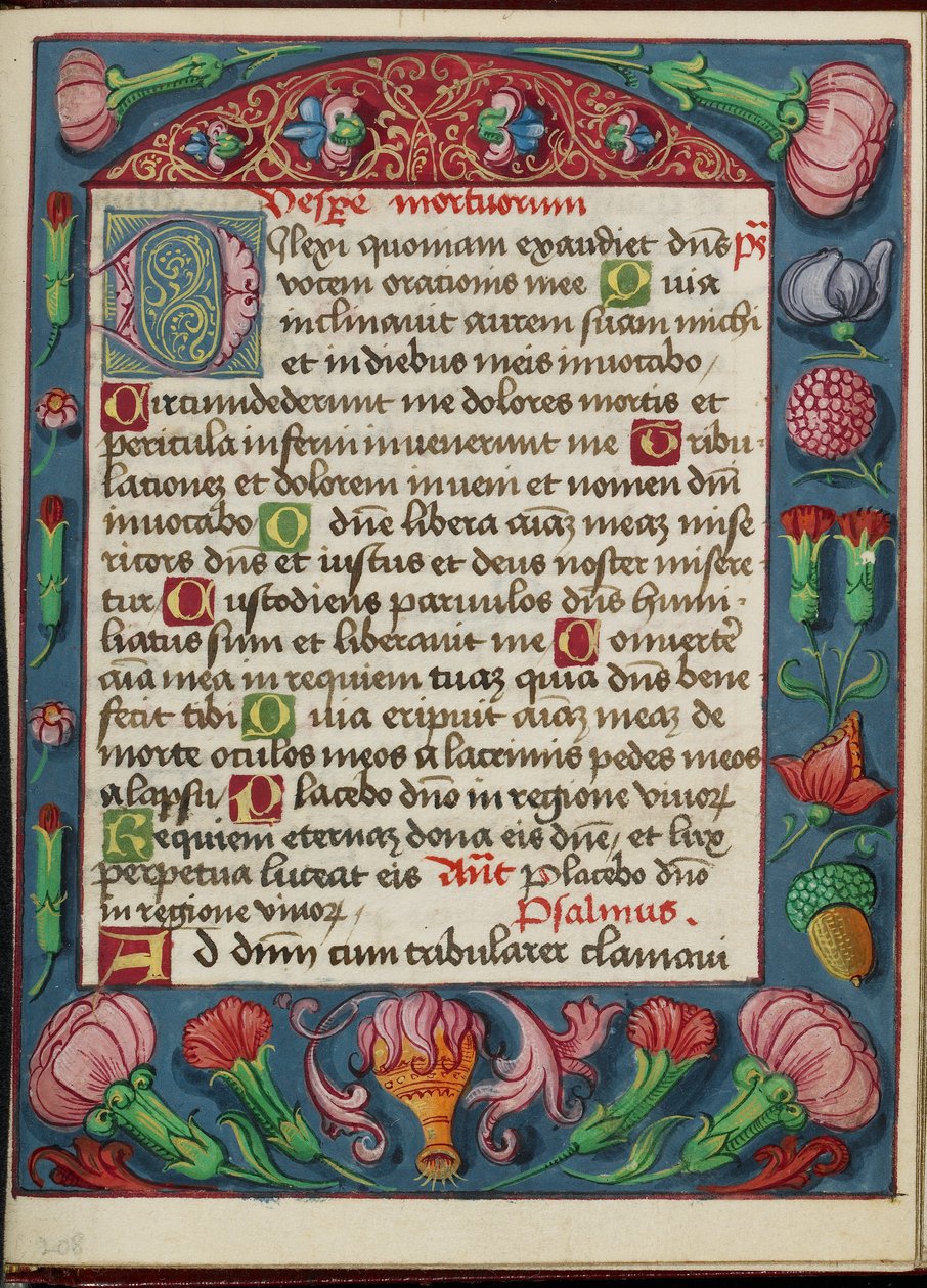 Versierde tekstpagina door Unknown artist
