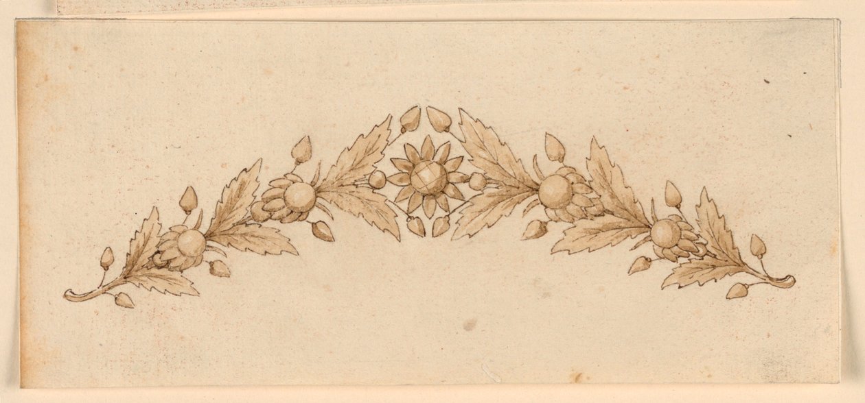 Ontwerp voor een kroon door Unknown artist
