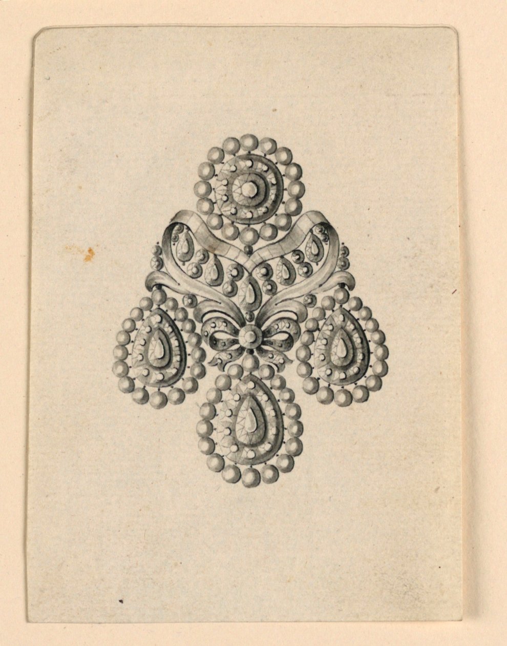 Ontwerp voor een Oorbel door Unknown artist