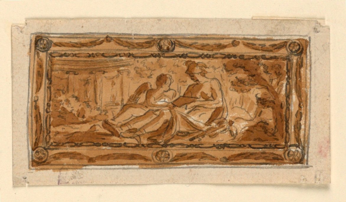 Ontwerp voor de Deksel van een Snuifdoos door Unknown artist