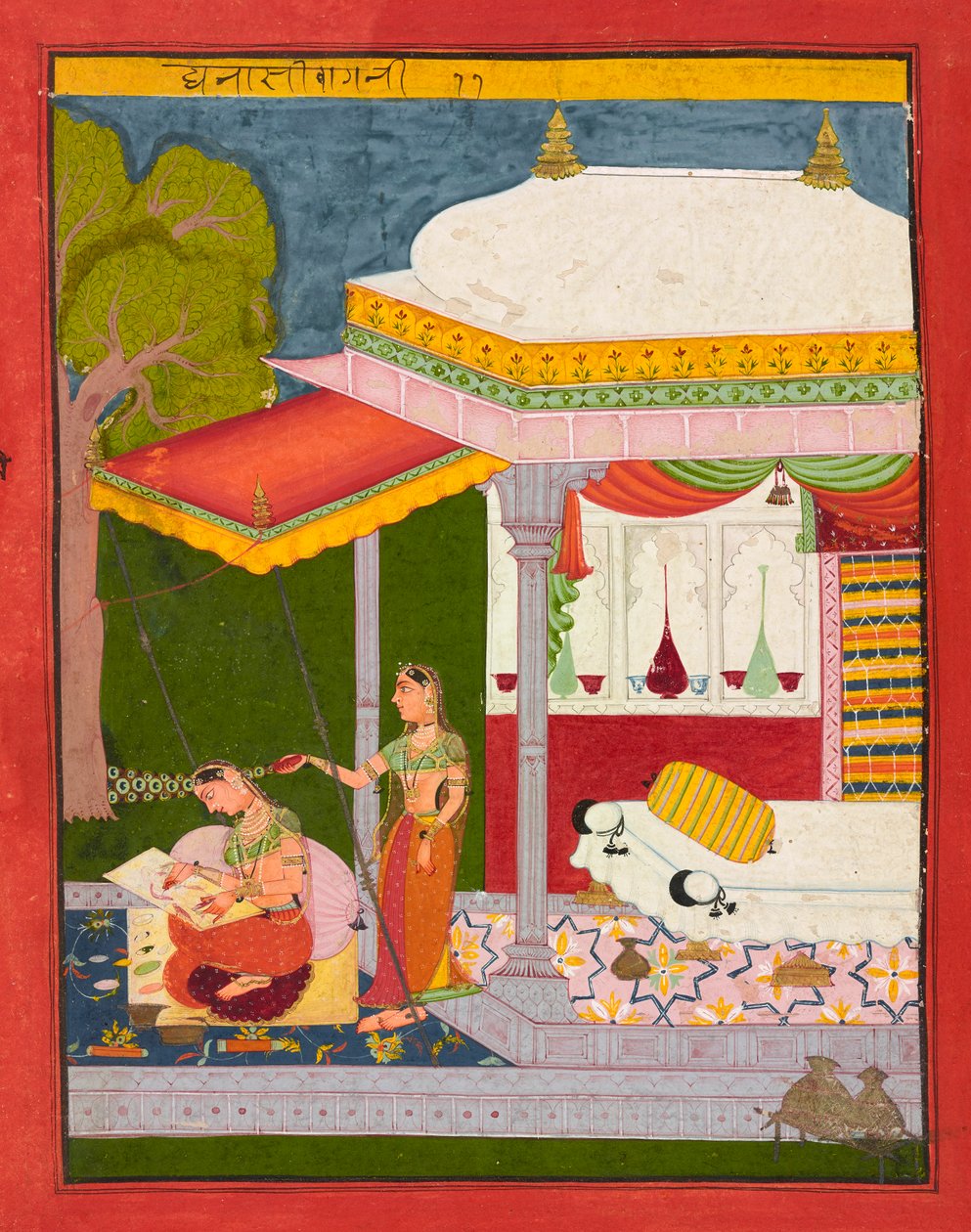 Dhanasri Ragini door Unknown artist
