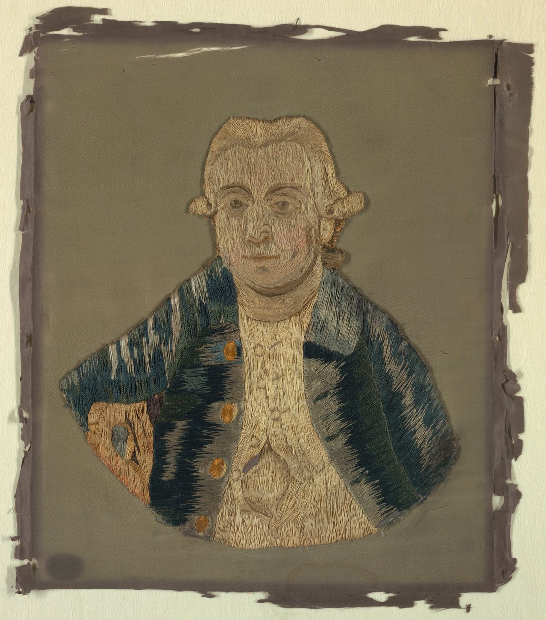 Geborduurd schilderij door Unknown artist