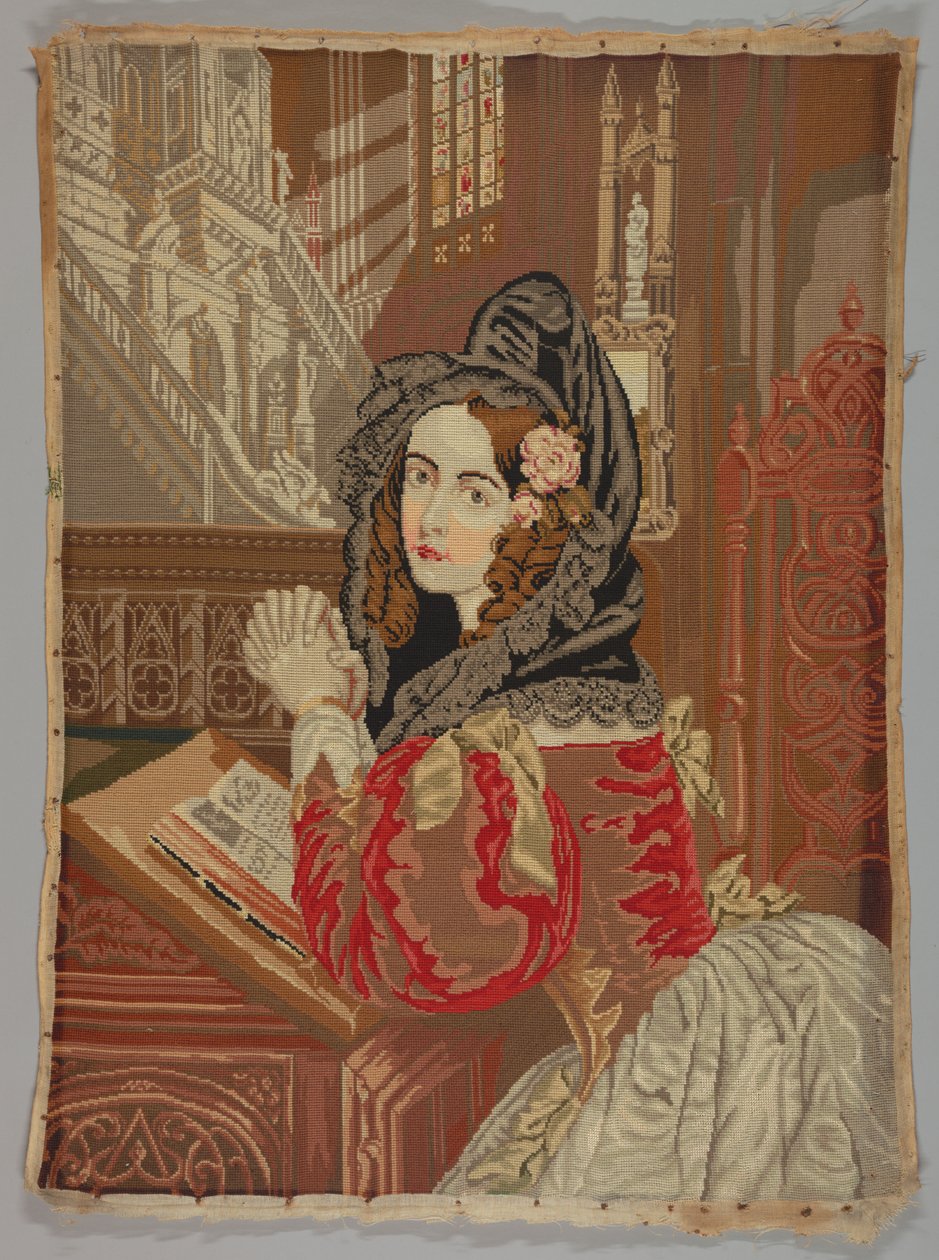 Geborduurd schilderij door Unknown artist