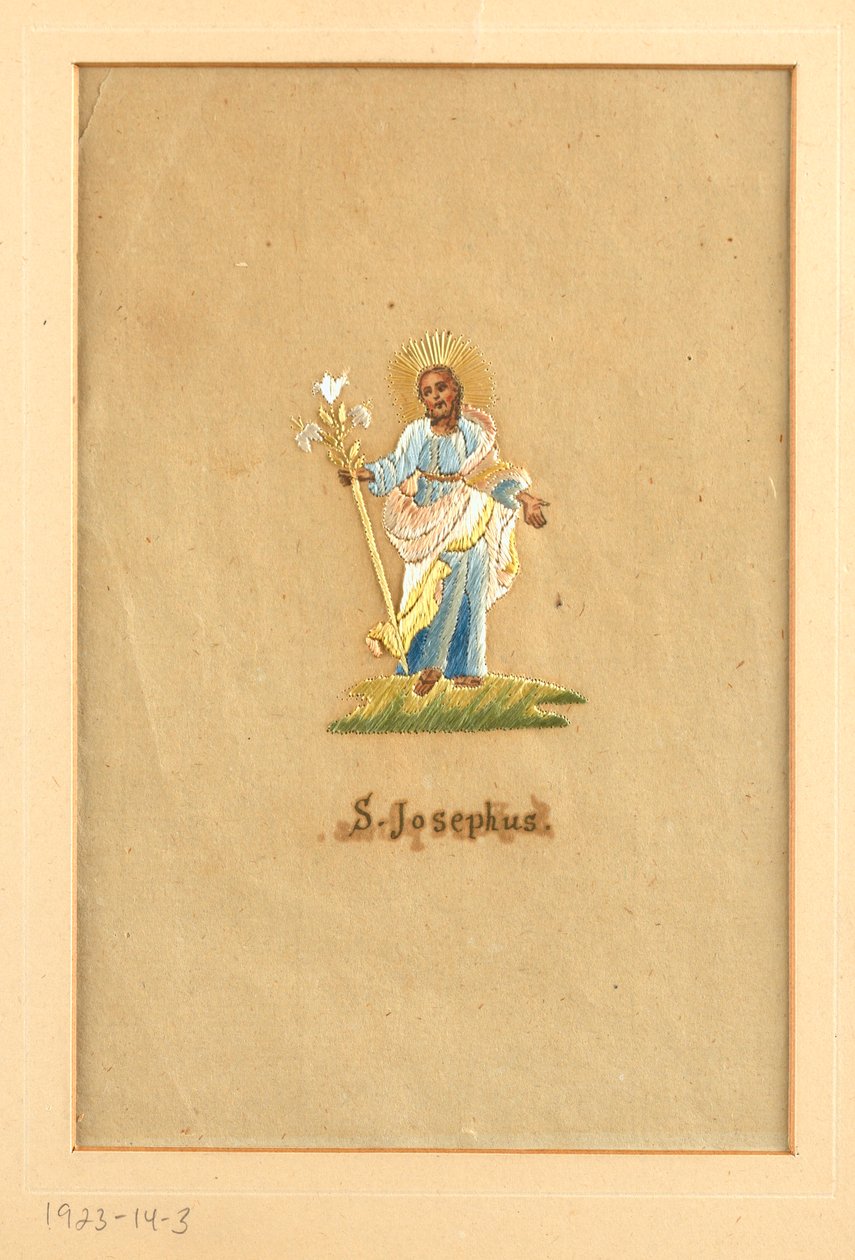 Geborduurd schilderij door Unknown artist
