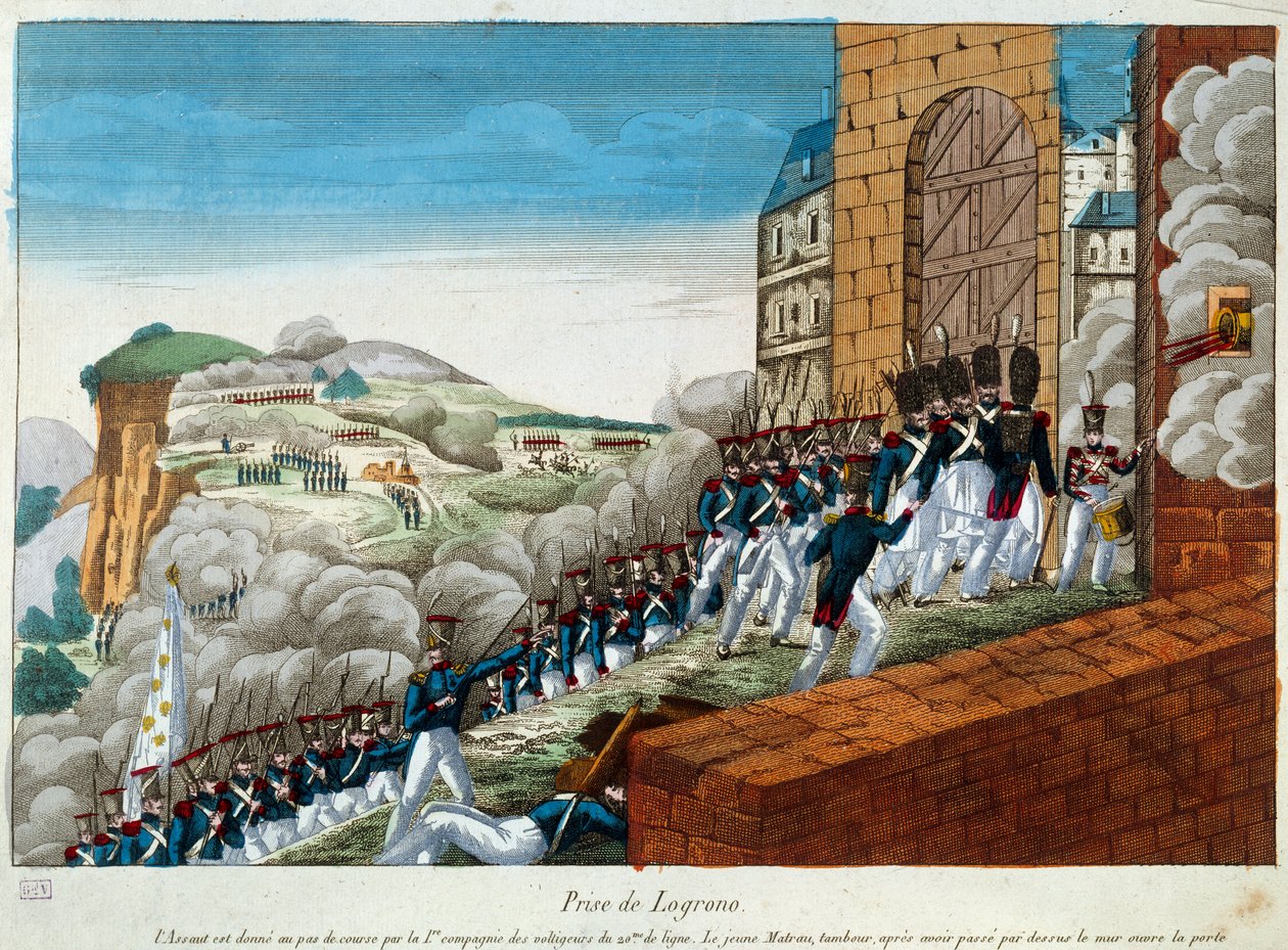 Expeditie uit Spanje: de verovering van Logrono door Unknown artist