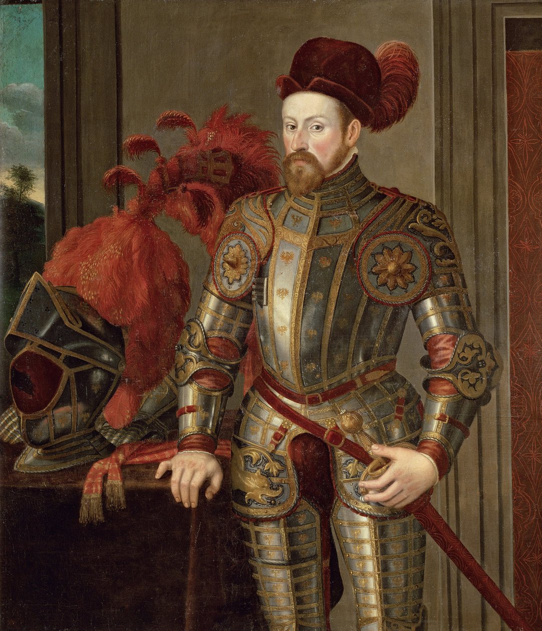 Ferdinand II van Tirol (van Habsburg), aartshertog van Oostenrijk door Unknown artist