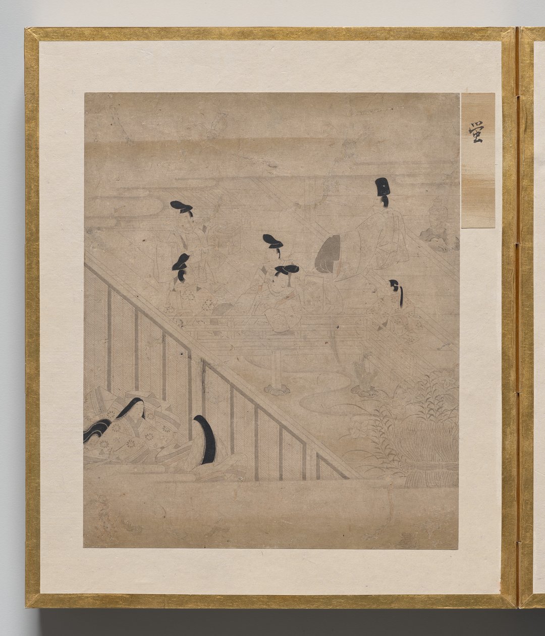Vuurvliegjes uit Album van Illustraties voor het Verhaal van Genji door Unknown artist