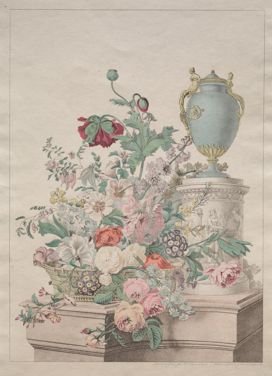 Flore Pittoresque ou Recueil de Fruits et de Fleurs door Unknown artist