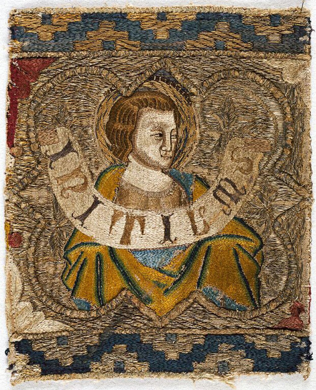 Fragment van een Orphrey door Unknown artist