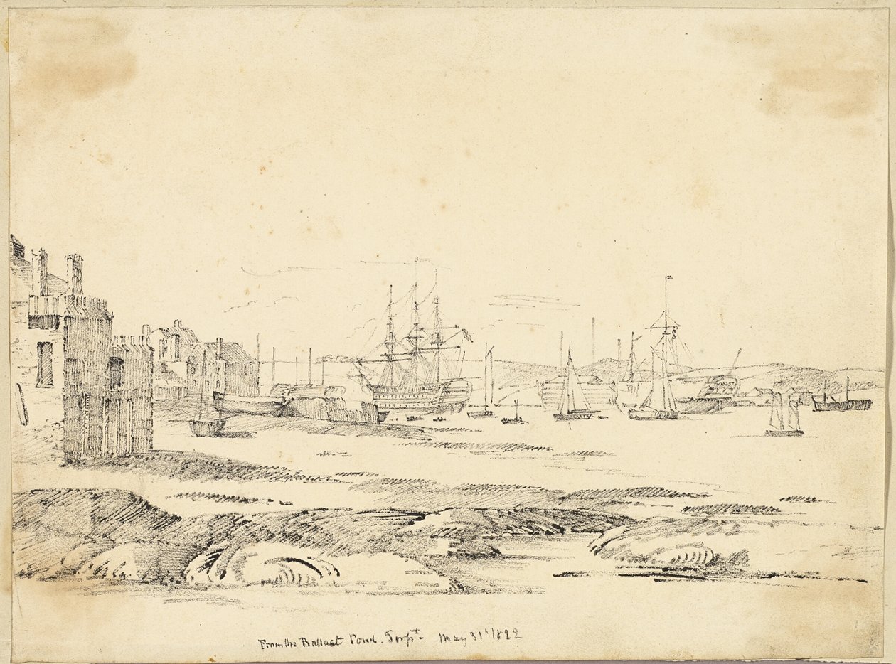 Van de ballastvijver door Unknown artist