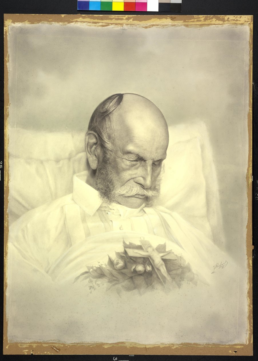 Duitse keizer Wilhelm I door Unknown artist