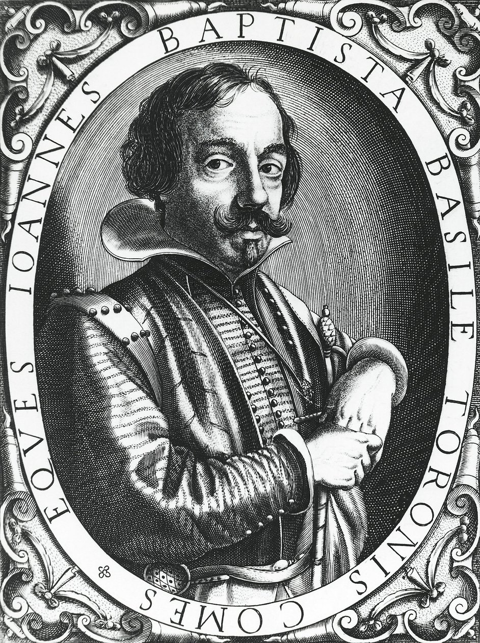 Giambattista Basile (1566-1632) Napolitaanse dichter, makelaar en sprookjesverzamelaar door Unknown artist
