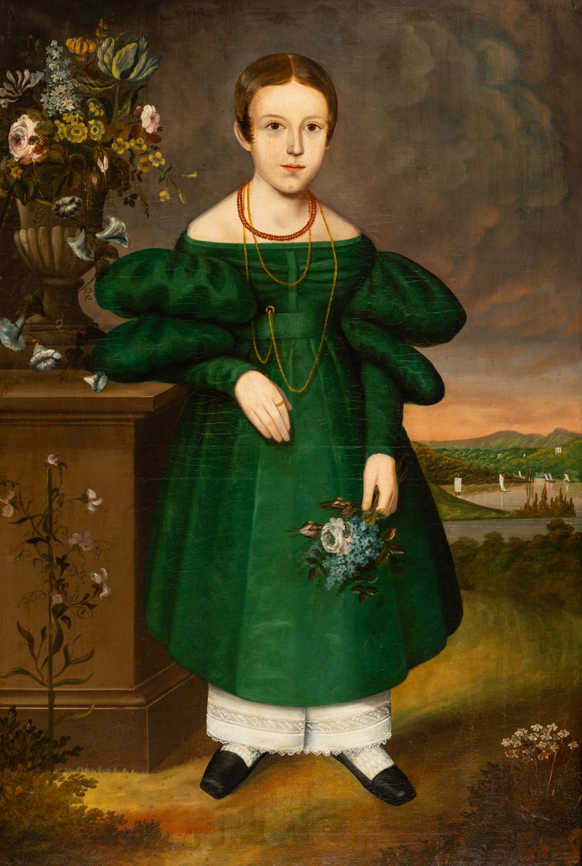 Meisje in het Groen door Unknown artist