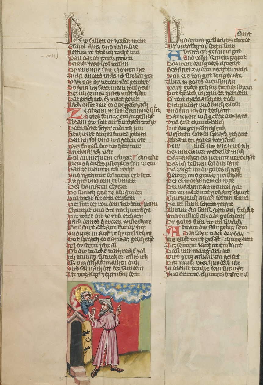 Gods verbond met Abraham door Unknown artist
