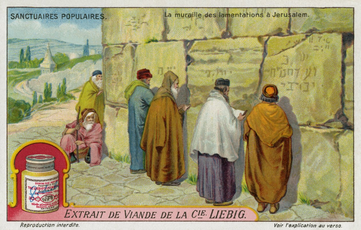 Heilige heiligdommen, Liebig-verzamelkaart 1924 door Unknown artist