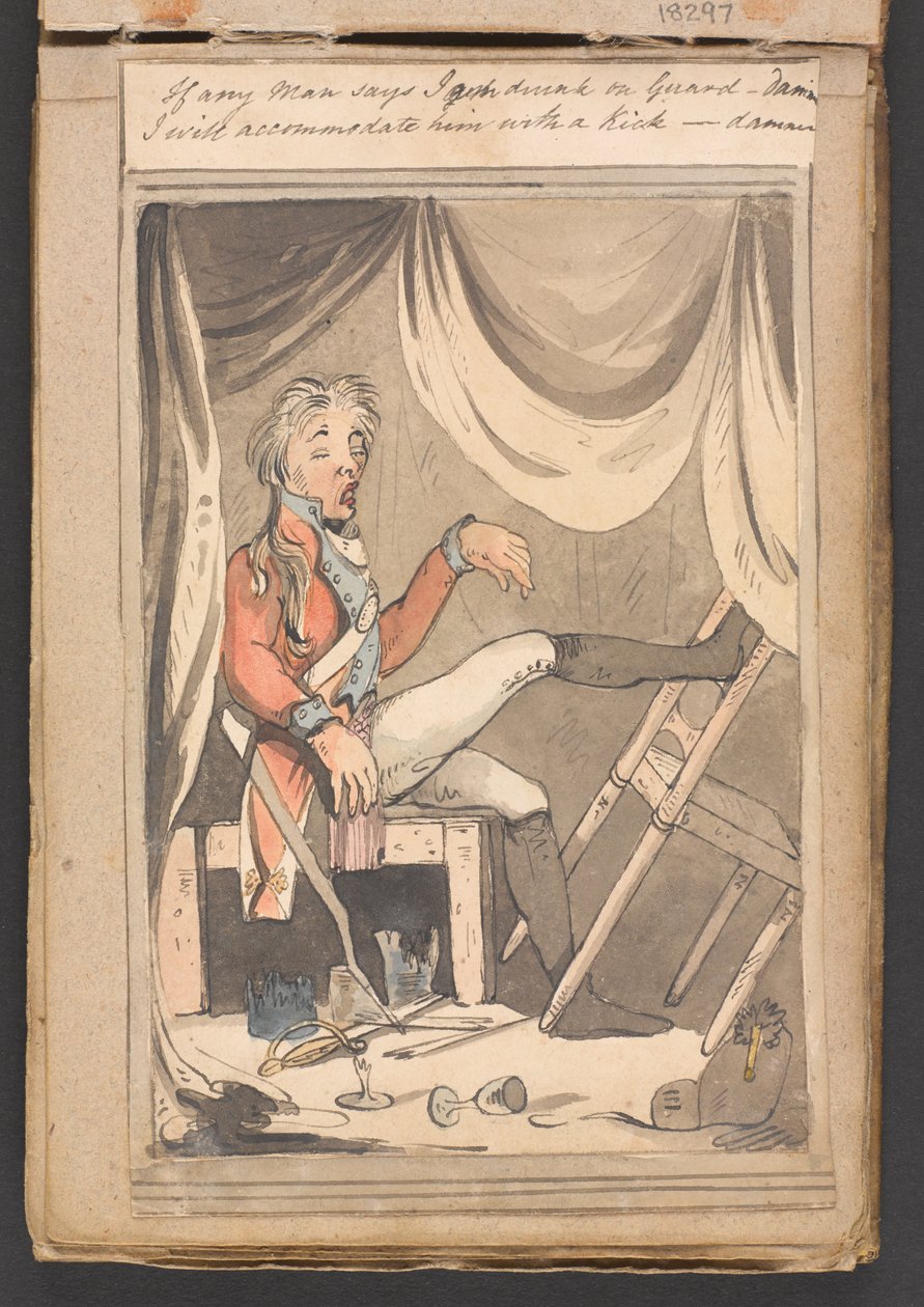 Als iemand zegt dat ik dronken ben op wacht - verdomme, ik zal hem een schop geven - verdomme door Unknown artist