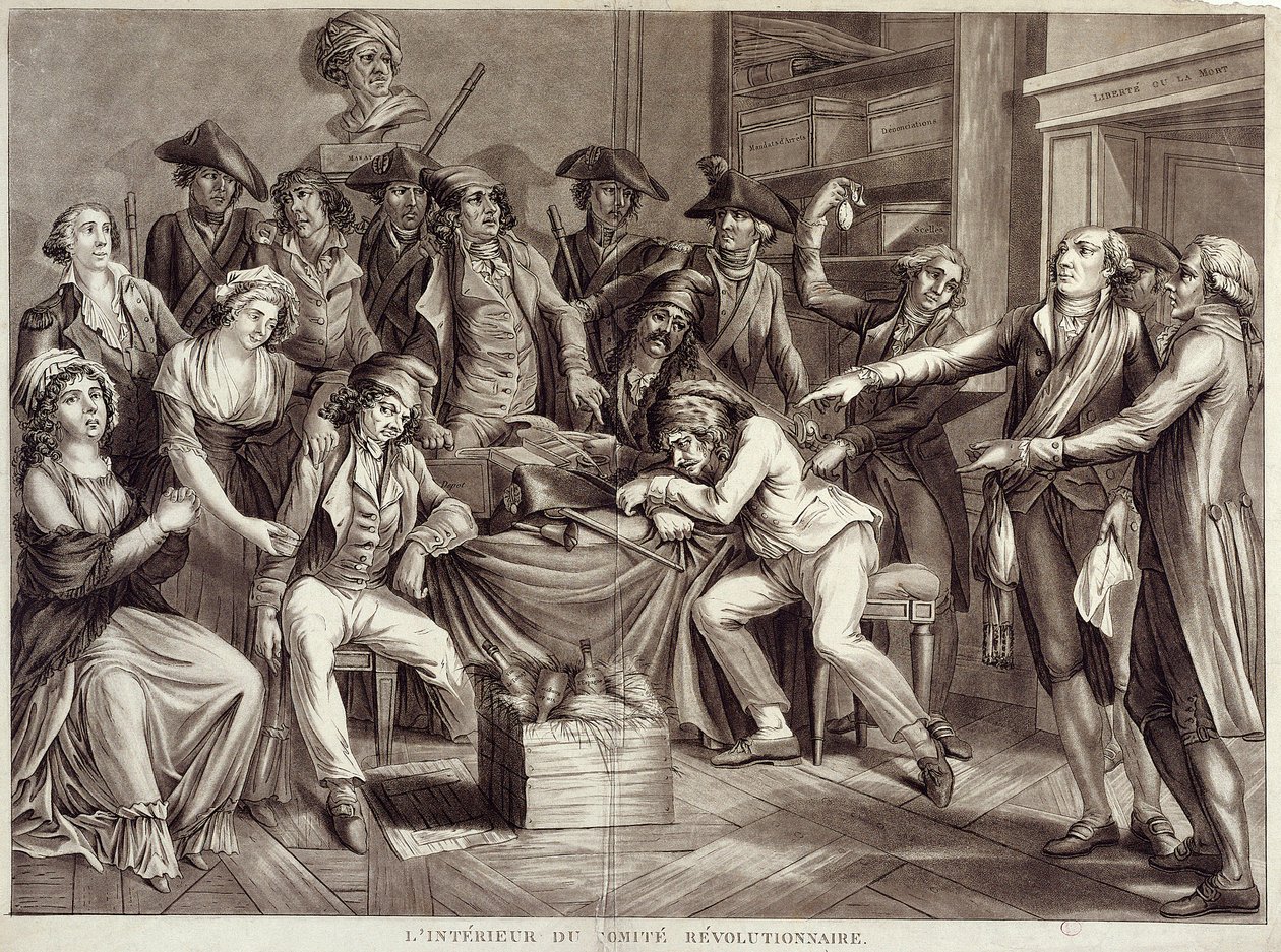 Interieur van het Revolutionaire Comité door Unknown artist