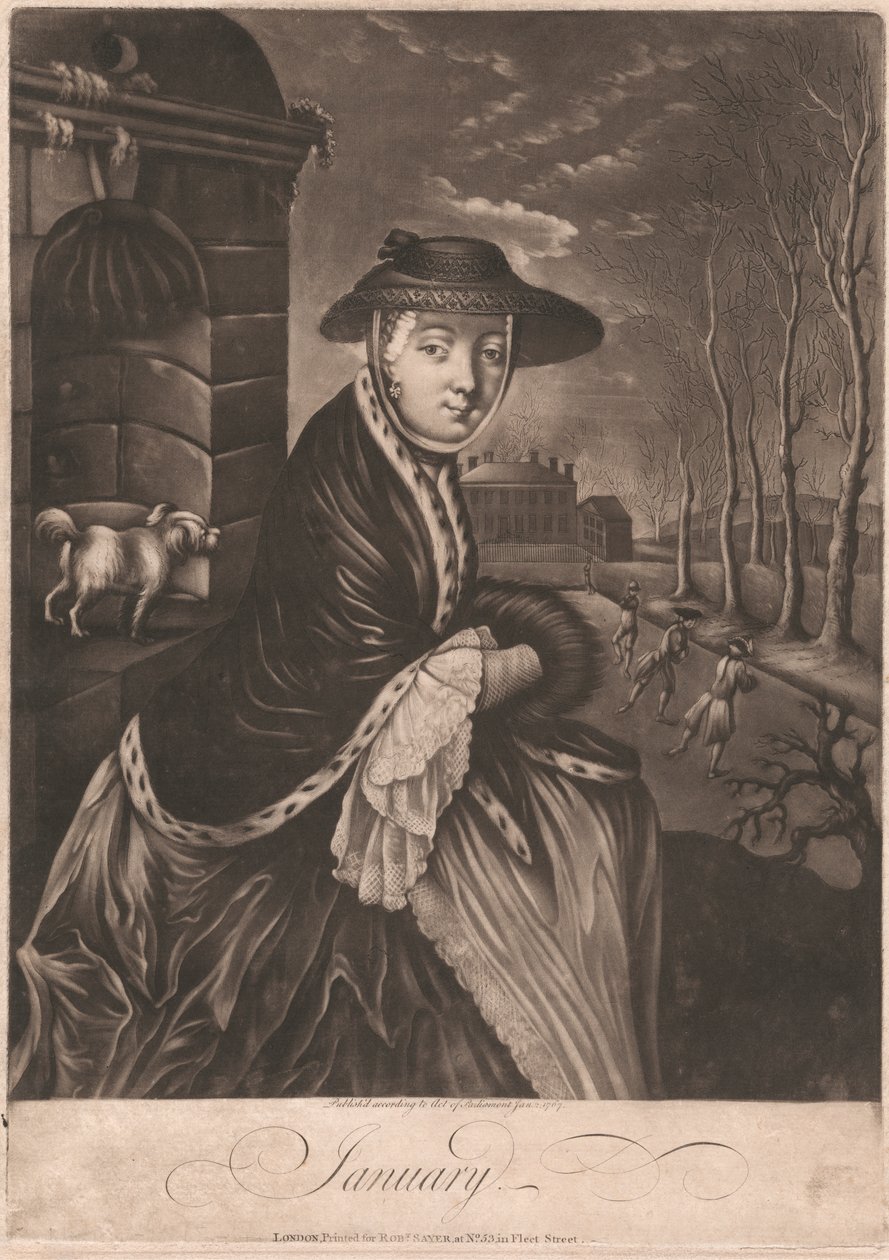 Januari door Unknown artist