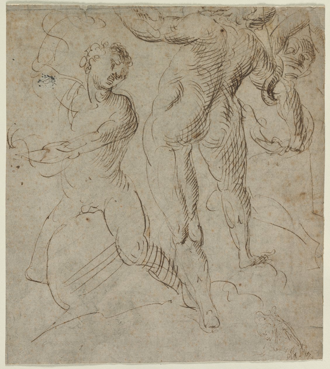 Laocoön (recto) door Unknown artist