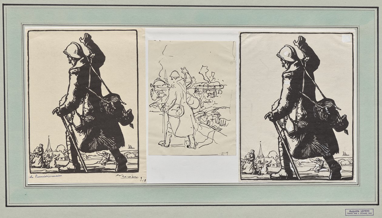 De Verlofganger door Unknown artist