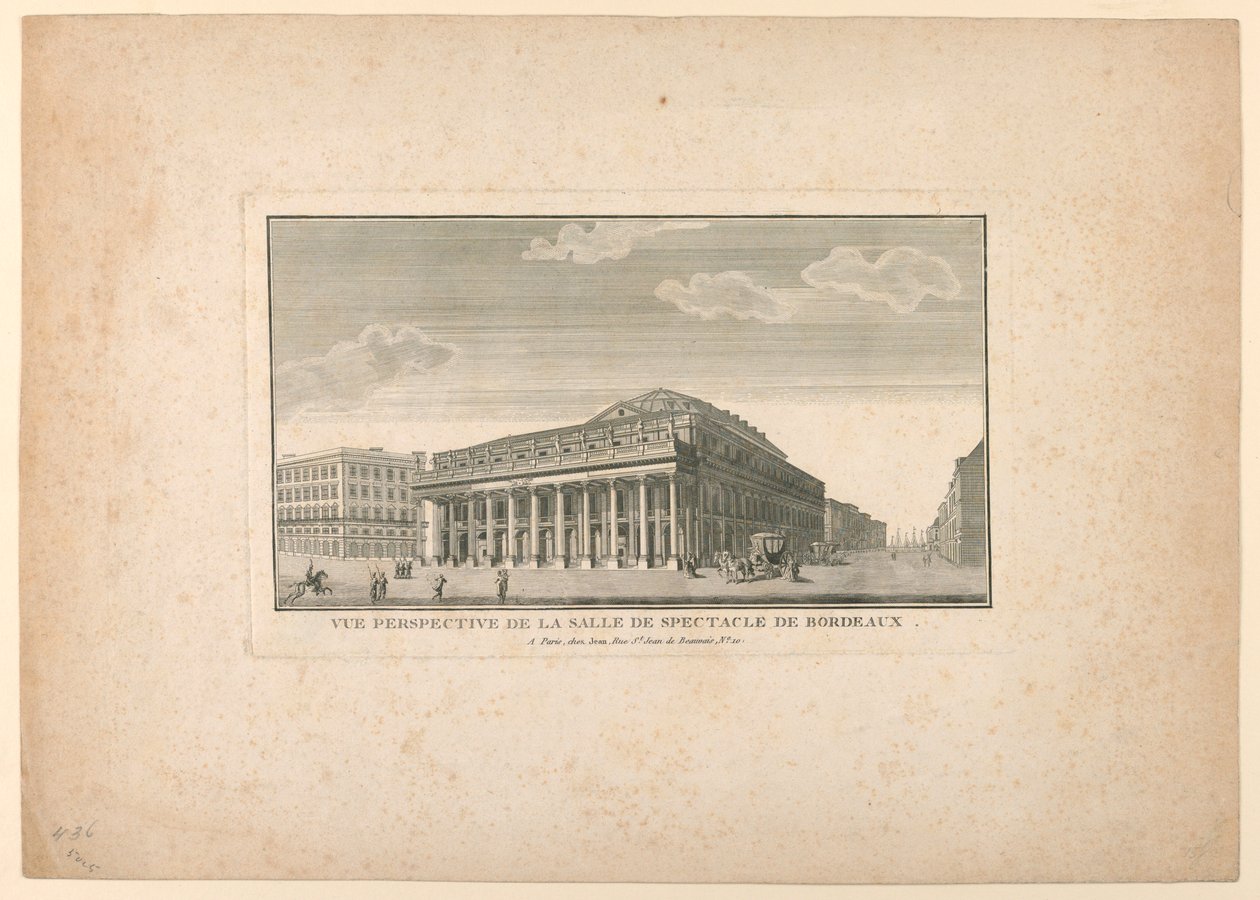 Le Salle de Spectacle, Bordeaux door Unknown artist