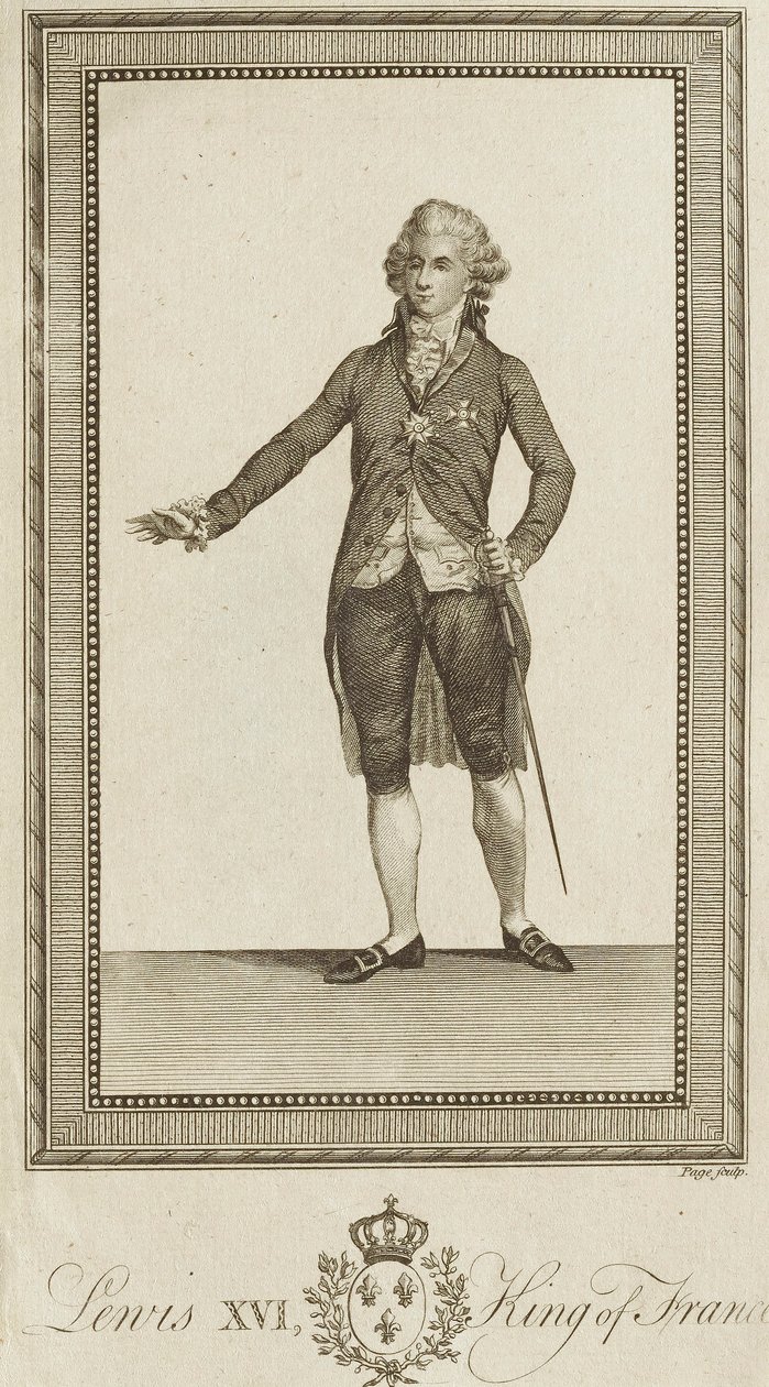 Lodewijk XVI, koning van Frankrijk door Unknown artist