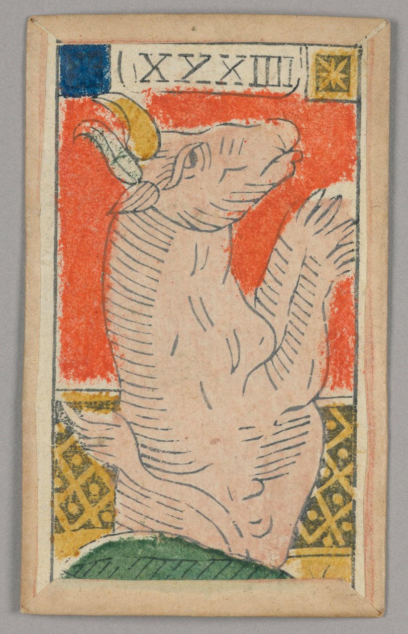 Minchiate (Tarot) speelkaart door Unknown artist