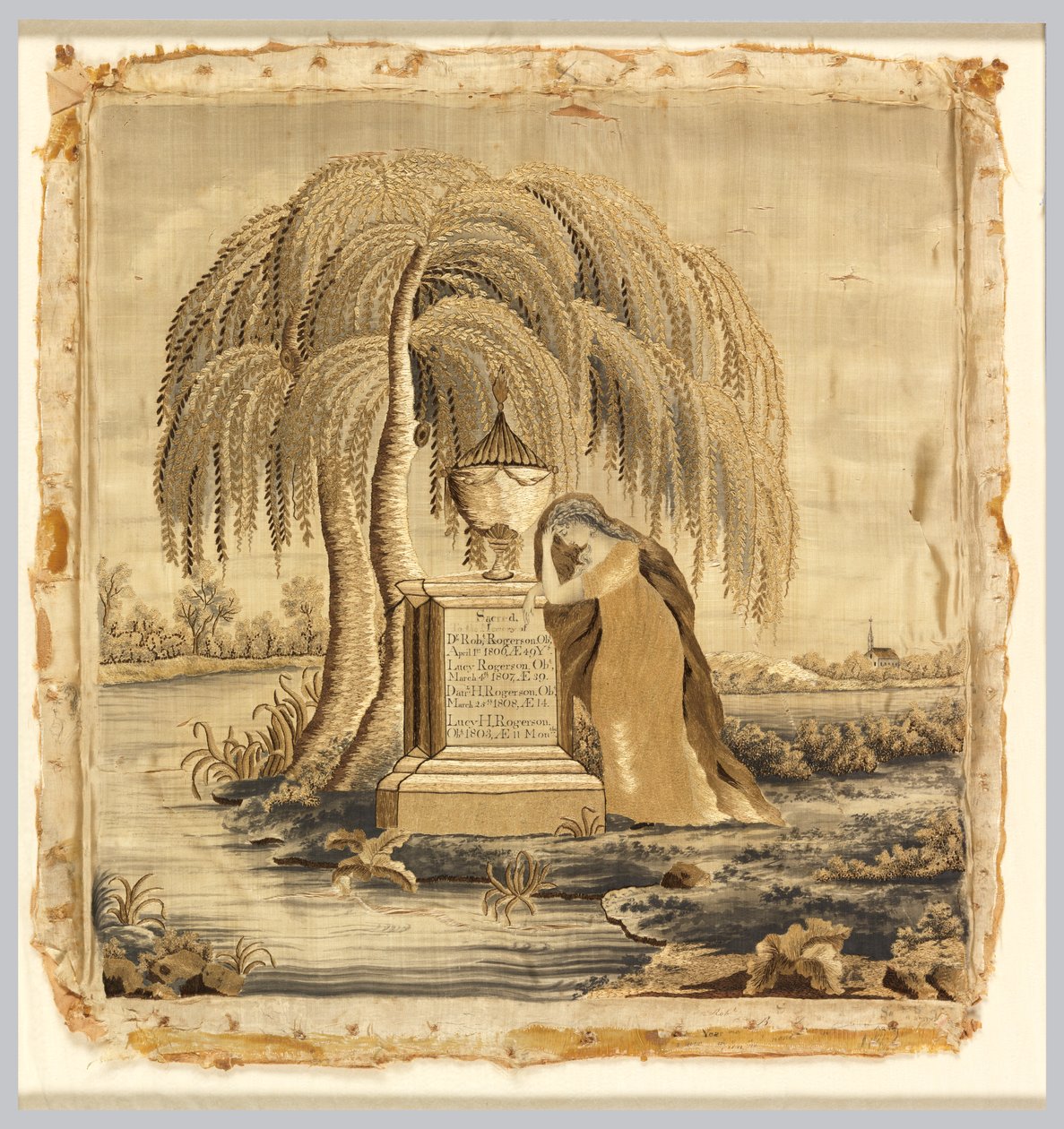 Rouwsampler door Unknown artist