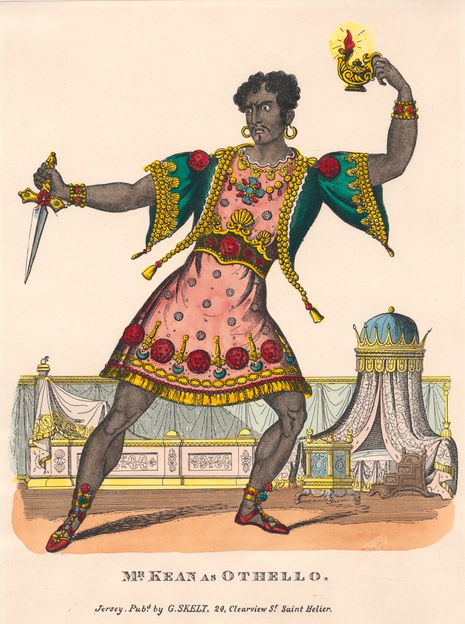 Mr. Kean als Othello door Unknown artist