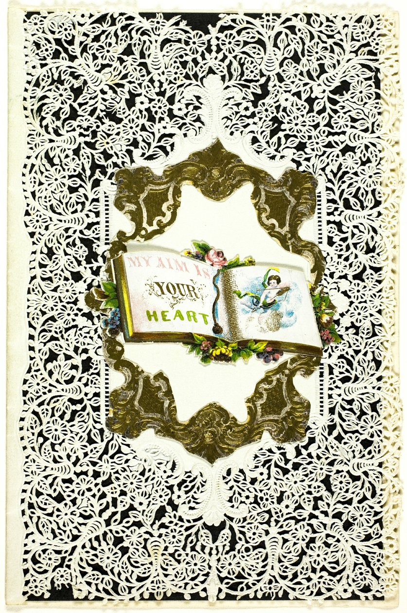 Mijn doel is jouw hart (valentijn) door Unknown artist