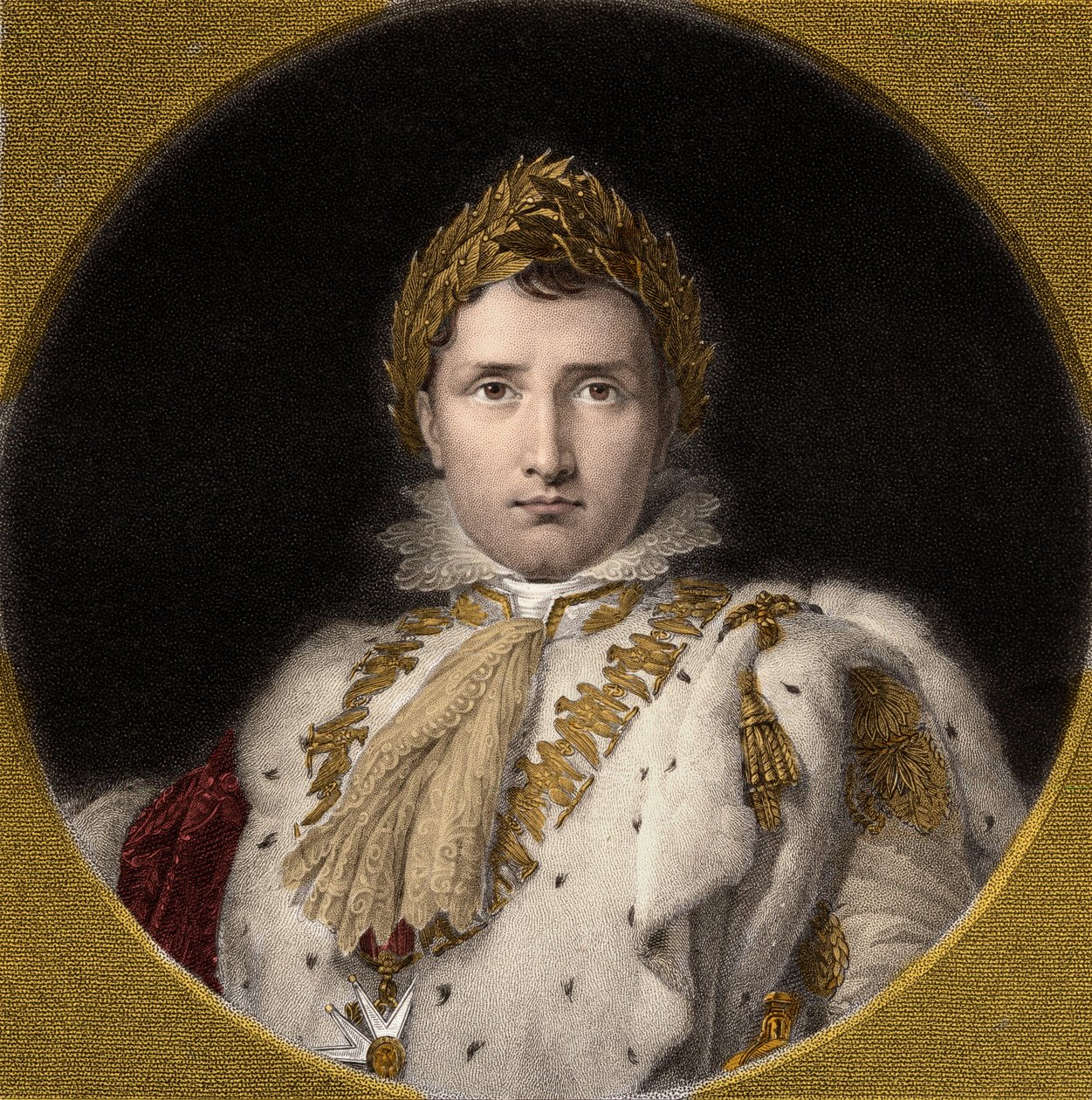 Napoleon Bonaparte 1769-1821 - gravure - 19e eeuw door Unknown artist