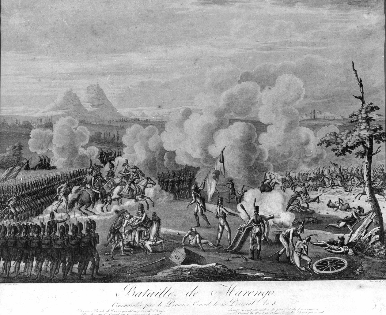 Napoleontische oorlog: Slag bij Marengo, 14 juni door Unknown artist