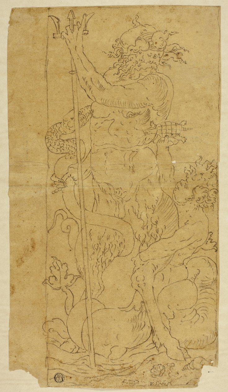 Neptunus en Triton door Unknown artist
