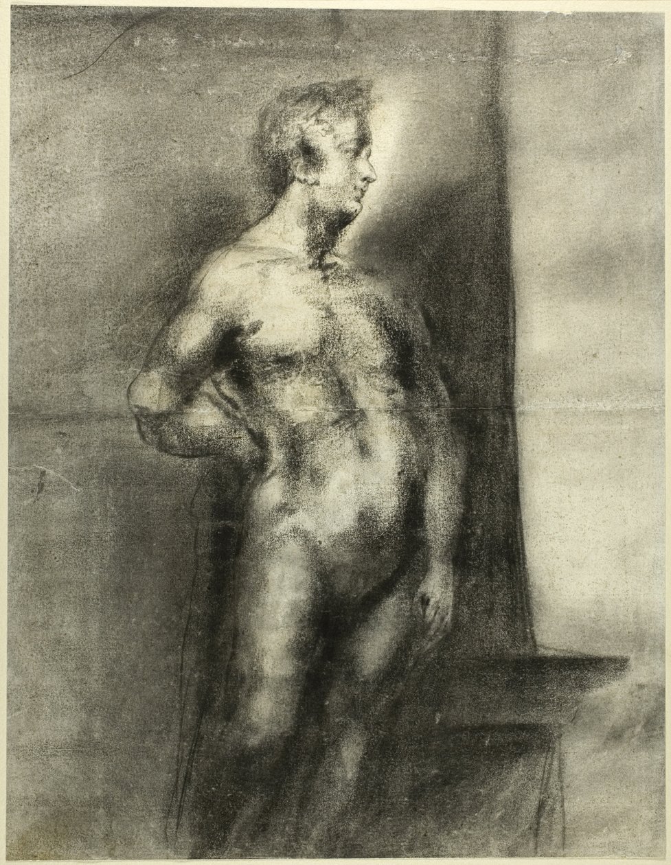 Naakt Mannelijk Figuur door Unknown artist