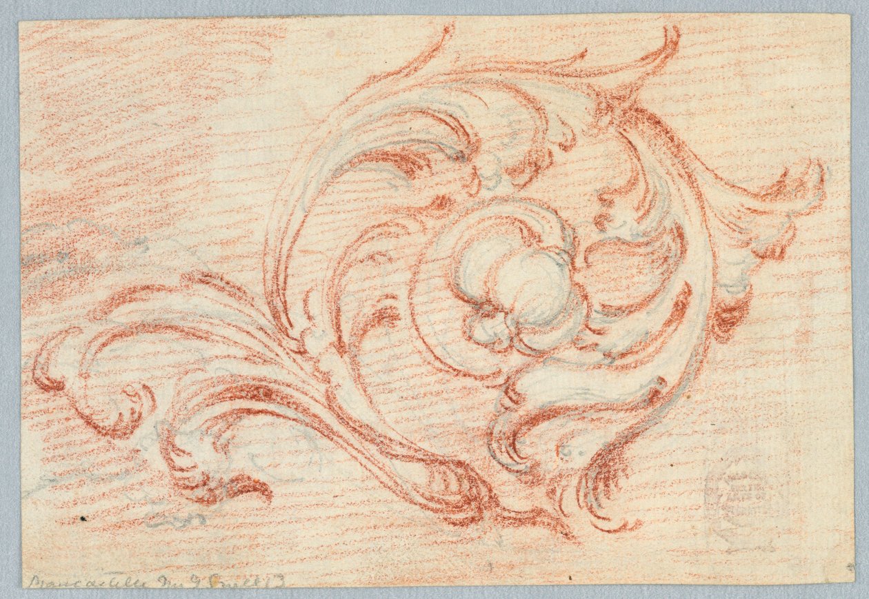 Een Spiraal van een Rinceau door Unknown artist