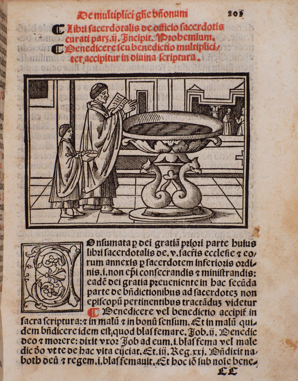 Pagina van het liturgieboek 