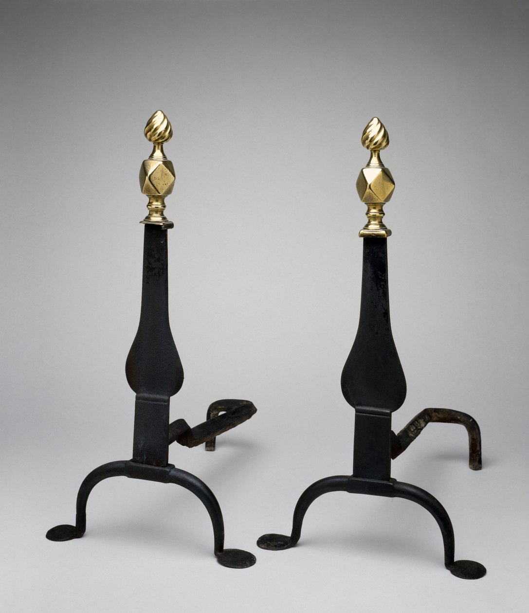 Paar Andirons door Unknown artist
