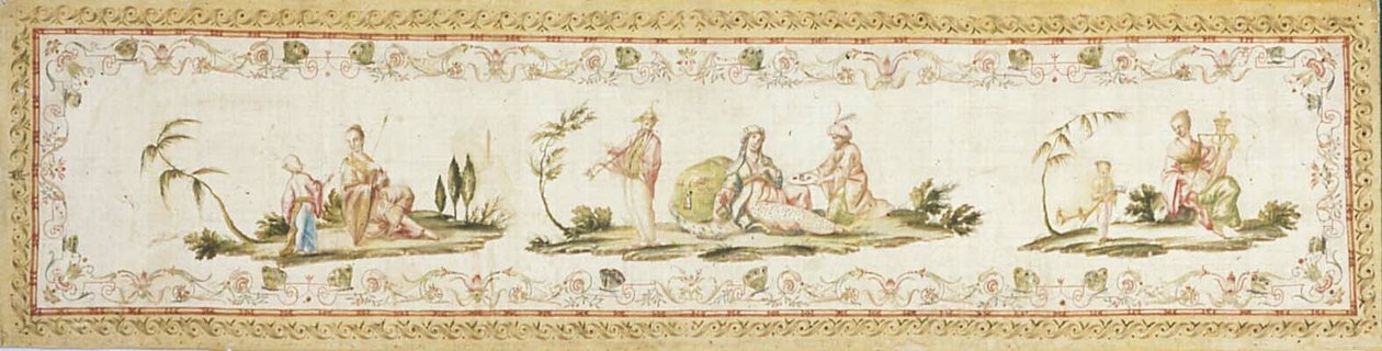 Paneel (meubelstof) door Unknown artist