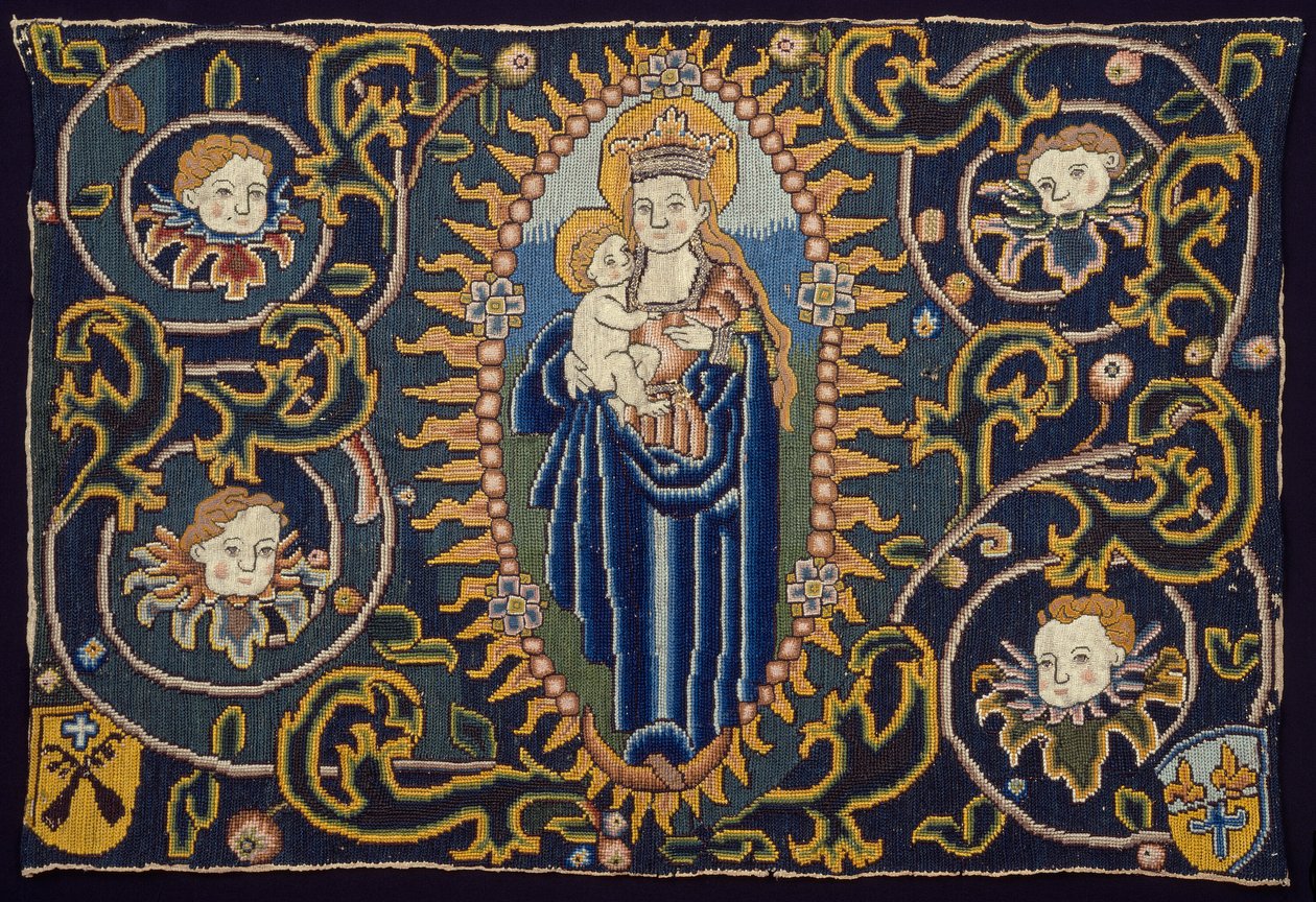 Paneel met Madonna en kind door Unknown artist