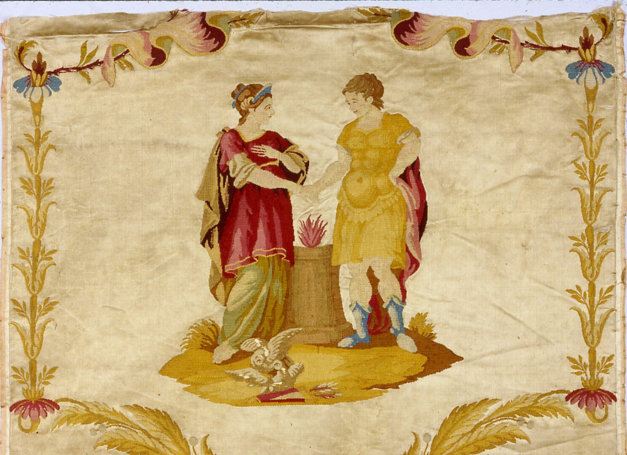 Paneel met scènes uit het leven van Alexander de Grote (356-323 v. Chr.) door Unknown artist