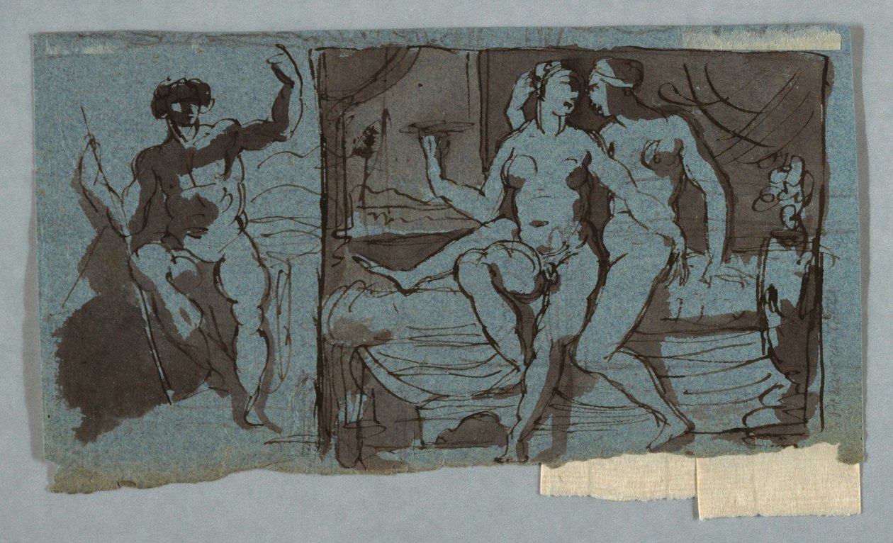 Parijs, Zeus bezoekt Callisto door Unknown artist